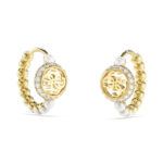 GUESS-STEEL-TINY-PEARLY-JUBE05518JWYGT-U-Κρίκοι-Χρυσοί-Με-Πέρλες-Και-Λογότυπο