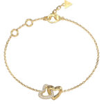 GUESS-STEEL-BELOVED-JUBB06014JWYGL-Βραχιόλι-Χρυσό-Με-Καρδιές