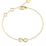 GUESS-STEEL-LOVE-BITES-JUBB06048JWYGL-Βραχιόλι-Χρυσό-Με-Άπειρο