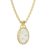 GUESS-STEEL-LOVE-BITES-JUBN06067JWYGRHT-U-Κολιέ-Χρυσό-Με-Άσπρο-Τσάρμ-Με-Καρδιές