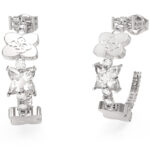 GUESS-STEEL-WILD-FLOWER-JUBE05505JWRHT-U-Κρίκοι-Ασημένιοι-Με-Πέτρες