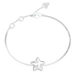 GUESS-STEEL-ICONIQUE-JUBB05546JWRHL-Βραχιόλι-Ασημένιο-Με-Αστέρι-Και-Λογότυπο
