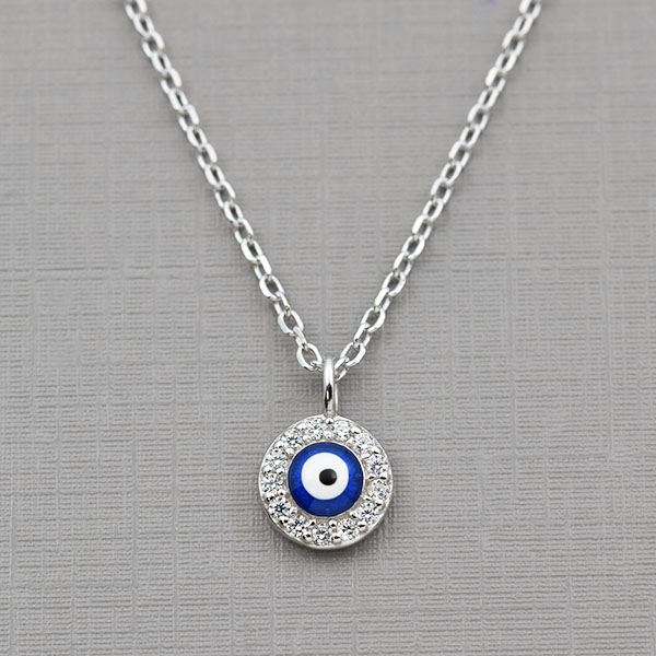 Κολιέ ασημένιο  κωδ. KS/374