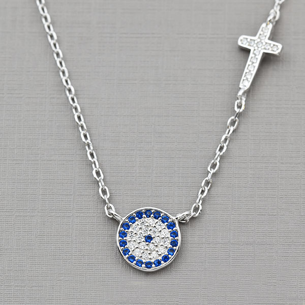 Κολιέ ασημένιο  κωδ. KS/403