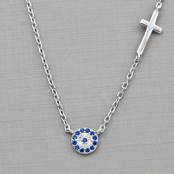 Κολιέ ασημένιο  κωδ. KS/420