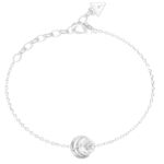 GUESS-STEEL-AURORA-JUBB06234JWRHL-Βραχιόλι-Ασημένιο-Με-Σχέδιο-Με-Πέτρα