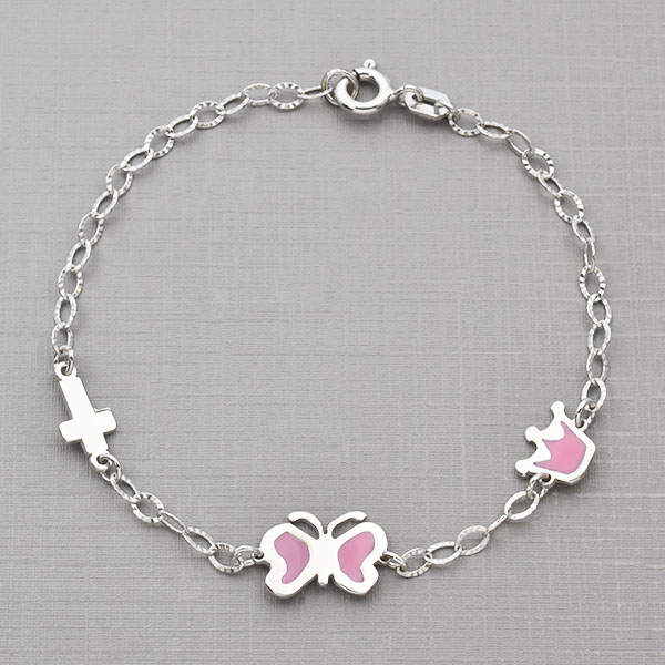 Βραχιόλι παιδικό ασημένιο Κωδ. ΒΑΠ/173