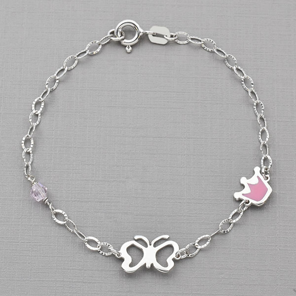 Βραχιόλι παιδικό ασημένιο  Κωδ. ΒΑΠ/175