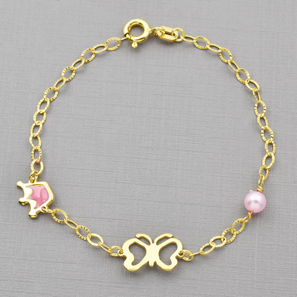 Βραχιόλι παιδικό ασημένιο  Κωδ. ΒΑΠ/179