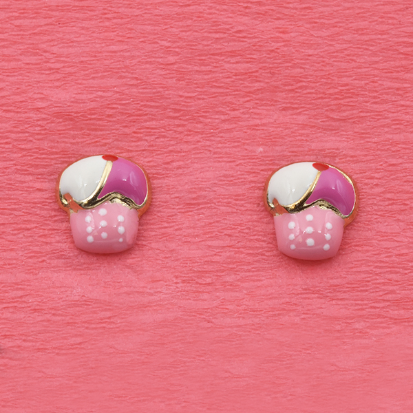 Σκουλαρίκια παιδικά χρυσά Κ9  Κωδ: ΣΚΧΠ/104