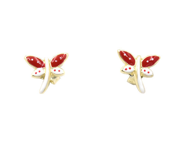 Σκουλαρίκια παιδικά χρυσά Κ9  Κωδ: ΣΚΧΠ/115