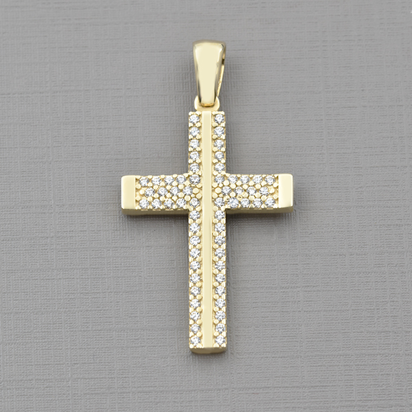 Σταυρός χρυσός Κ14 Κωδ. ΣΤΑΧ/374