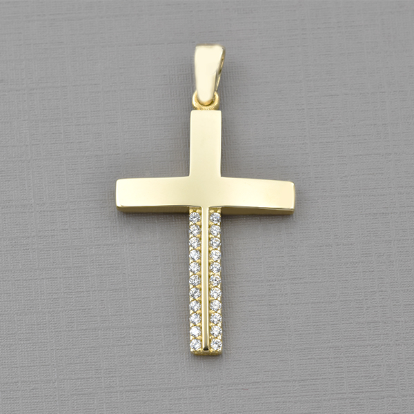 Σταυρός χρυσός Κ14 Κωδ. ΣΤΑΧ/378