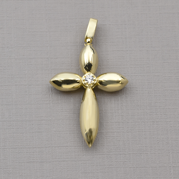 Σταυρός χρυσός Κ14 Κωδ. ΣΤΑΧ/380