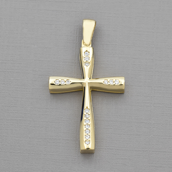 Σταυρός χρυσός Κ14 Κωδ. ΣΤΑΧ/381