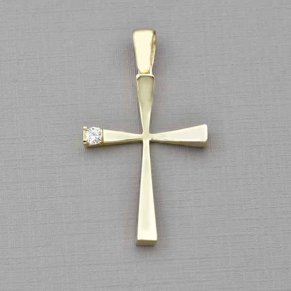 Σταυρός χρυσός Κ14 Κωδ. ΣΤΑΧ/382