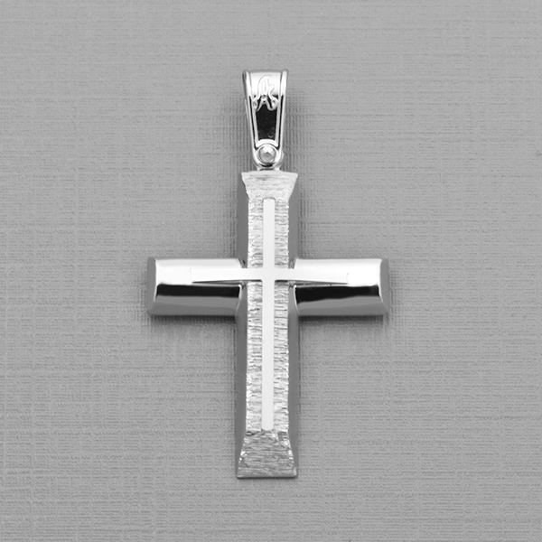 Σταυρός λευκόχρυσος Κ14 Κωδ. ΣΤΑΧ/414