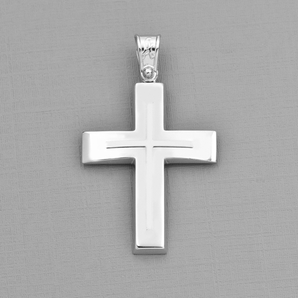 Σταυρός λευκόχρυσος Κ14 Κωδ. ΣΤΑΧ/417
