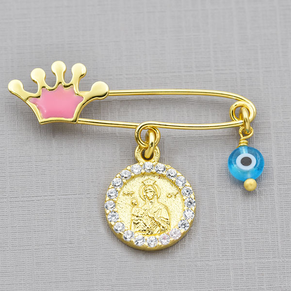 Φυλαχτό για μωρά ασημένιο  κωδ. ΦΑΠ/168