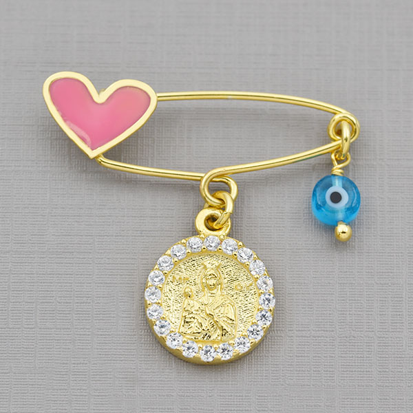 Φυλαχτό για μωρά ασημένιο  κωδ. ΦΑΠ/171