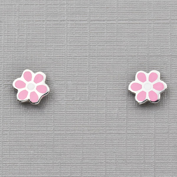 Σκουλαρίκια παιδικά ασημένια  Κωδ:  ΣΚΑΠ/117