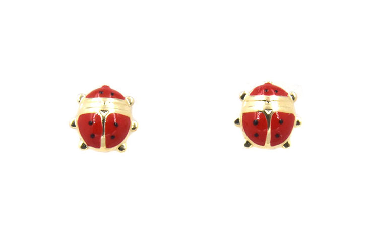 Σκουλαρίκια παιδικά χρυσά Κ9 Κωδ: ΠΚΣ/213Σ