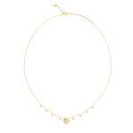 GUESS-STEEL-MARINA-JUBN06238JWYGT-U-Κολιέ-Χρυσό-Με-Κρεμαστά-Τσαρμ-Με-Σχέδιο-Με-Πέτρες