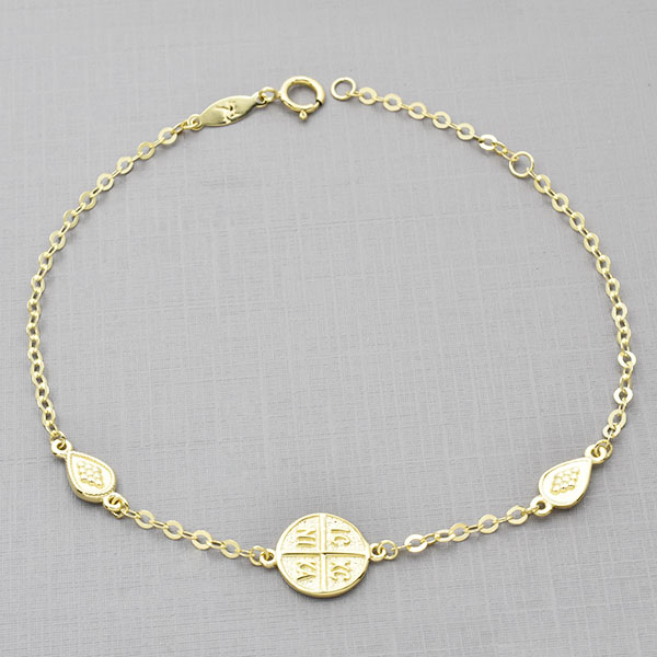 Βραχιόλι γυναικείο κωνσταντινάτο χρυσό Κ9