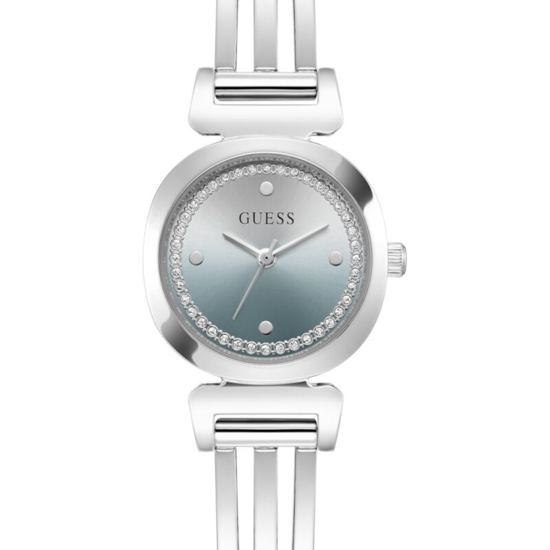Γυναικείο ρολόι GUESS σε ασημί χρώμα