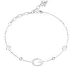 Γυναικείο βραχιόλι GUESS σε ασημί χρώμα