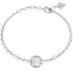 GUESS-STEEL-SPINNING-BLOOM-JUBB06462JWRHL-Βραχιόλι-Ασημένιο-Με-Σχέδιο-Με-Πέτρες